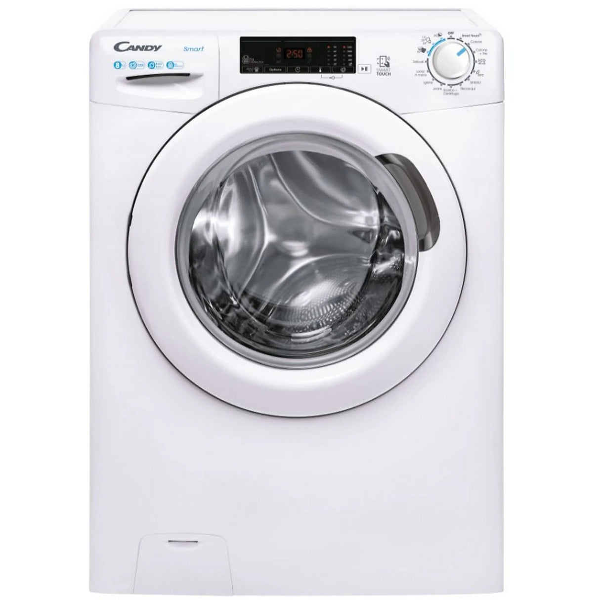 Lavatrice Candy CSS128TE-11  Caricamento frontale 8 kg 52 cm Classe D Smart