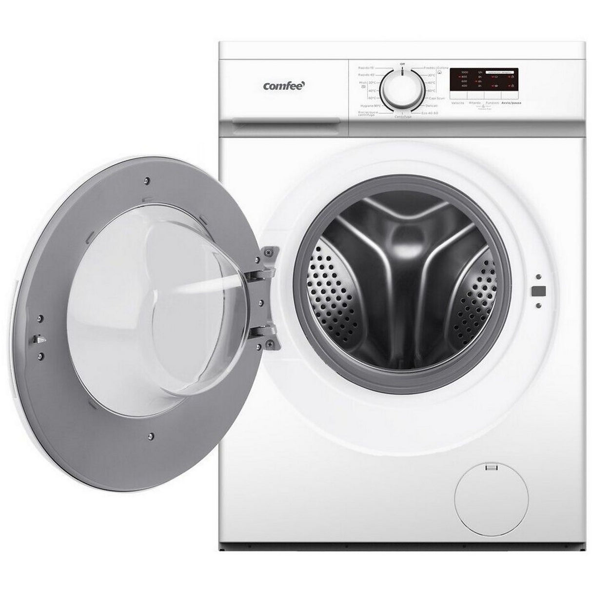 Lavatrice Comfee CFE10W60/W-IT 6 Kg Classe D Slim Profondità 40 Cm 1000 Giri Centrifuga