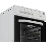 Cucina Beko CSG42001FW A Gas 4 Fuochi Forno A Gas 50x50 Colore Bianco