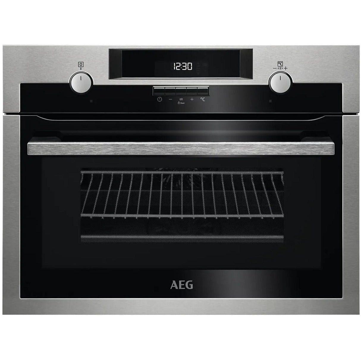 Forno Microonde Combinato Aeg KME561000M Da incasso Inox Antimpronta 43 Litri Ventilato Con Grill 9 Funzioni A+