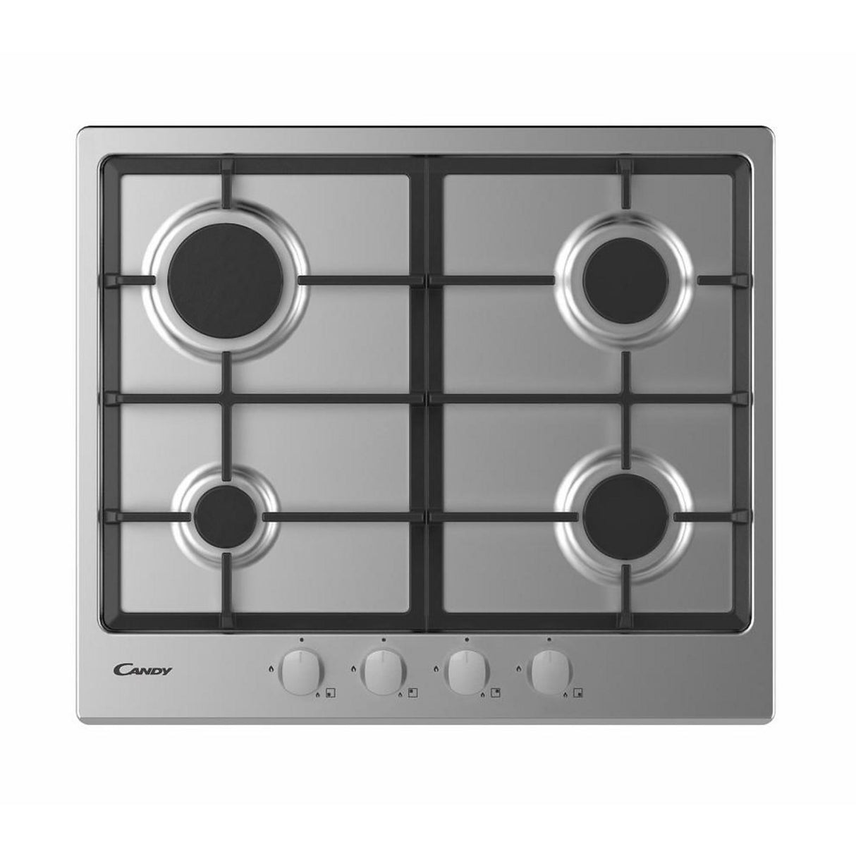 Piano cottura Candy CHG6BRX 4 Fuochi a Gas Inox