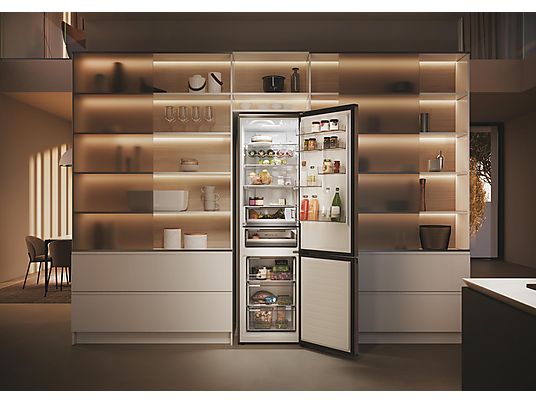 Frigorifero Combinato Haier HDPW 5620BNPD 205 cm No Frost Wi-Fi Classe B