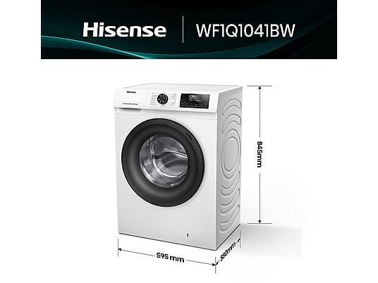 Lavatrice Hisense WF1Q1041BW 10 kg Classe A Bianca