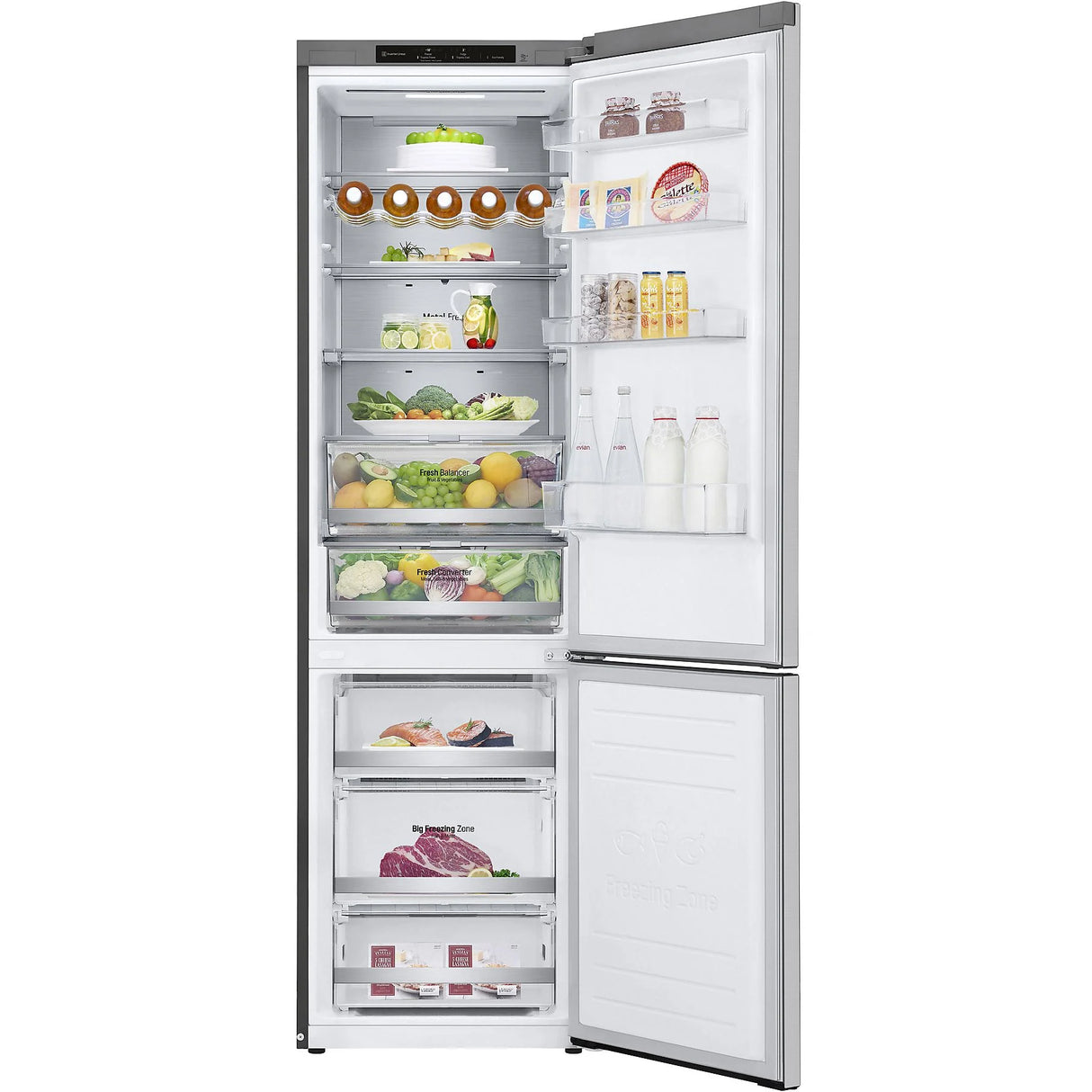 Frigorifero LG GBB72NSVCN1 Combinato Total No Frost Acciaio Inox Classe C 384 Litri