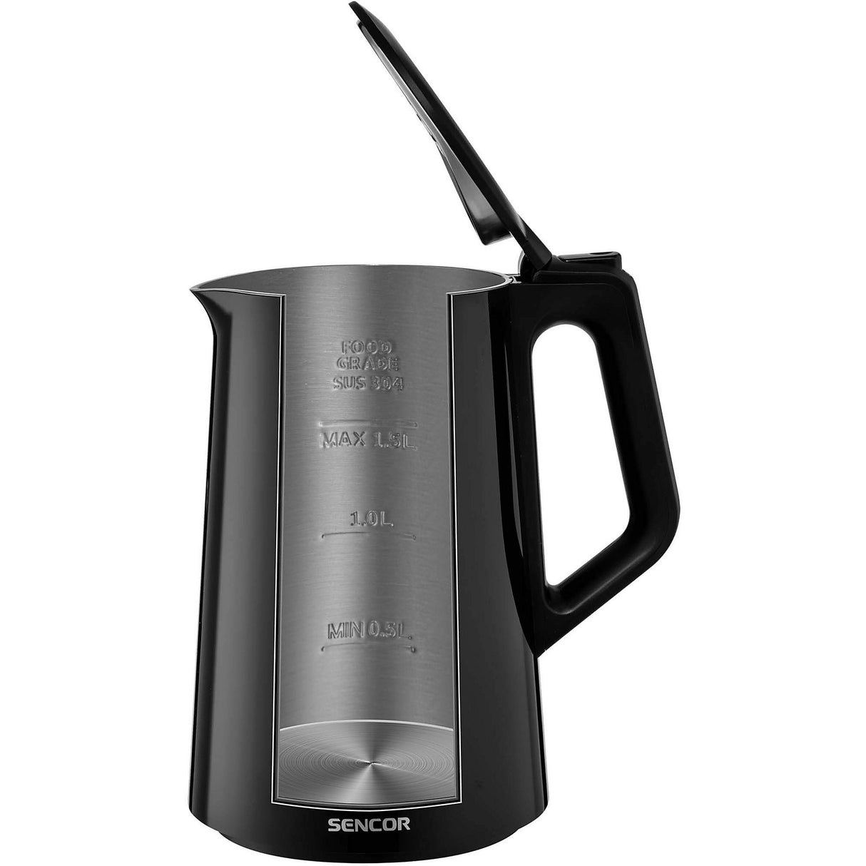 Bollitore Sencor SWK_0590BK Elettrico Con Display LED 1,5lt 2200W