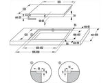Piano Cottura Induzione Hisense I6433CB7 60Cm 4 Zone Bridge Nero