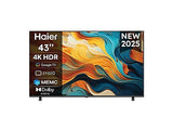 Smart TV HAIER H43K85FUX 43” UHD 4K HDR10 Google TV Direct-LED nero Classe F