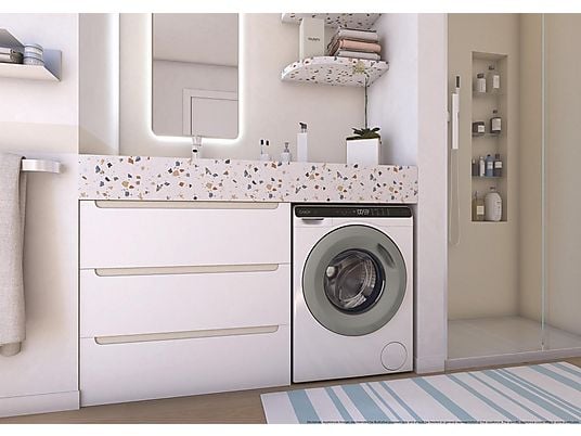 Lavatrice Candy CW50-BP12307GU-S ProWash 700 Mini Slim 5 kg 1200 giri 488 mm Wi-Fi Bluetooth Classe A