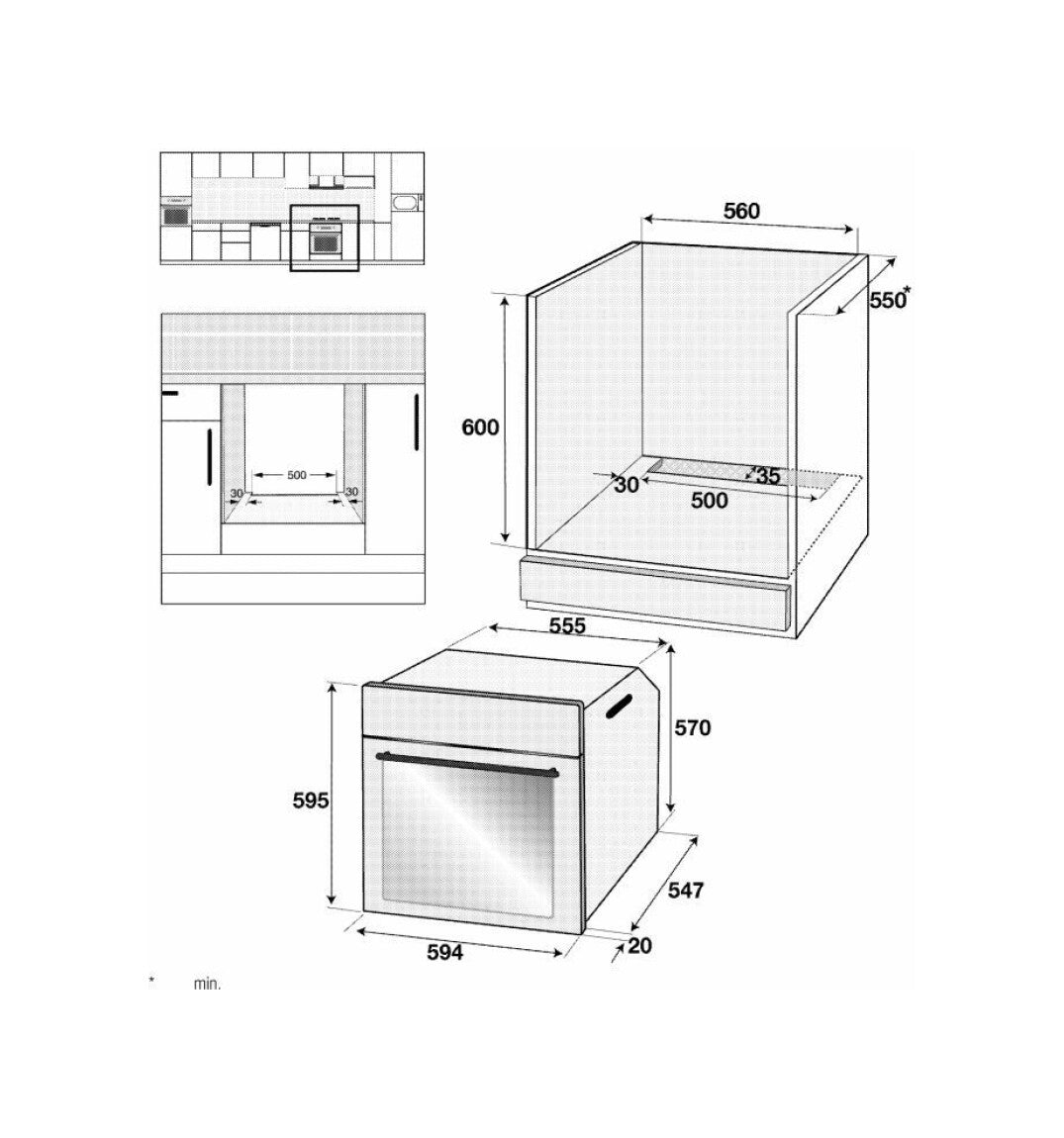 Forno Beko BBIE11100B Elettrica Da Incasso Classe A 72 L Multifunzione Nero