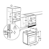Forno AEG BPE535260M Elettrico Da Incasso Classe A+ Pirolitico Inox