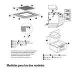 Piano Cottura Induzione LG  CBIZ2437B SlimFit 56X48 2 Flex