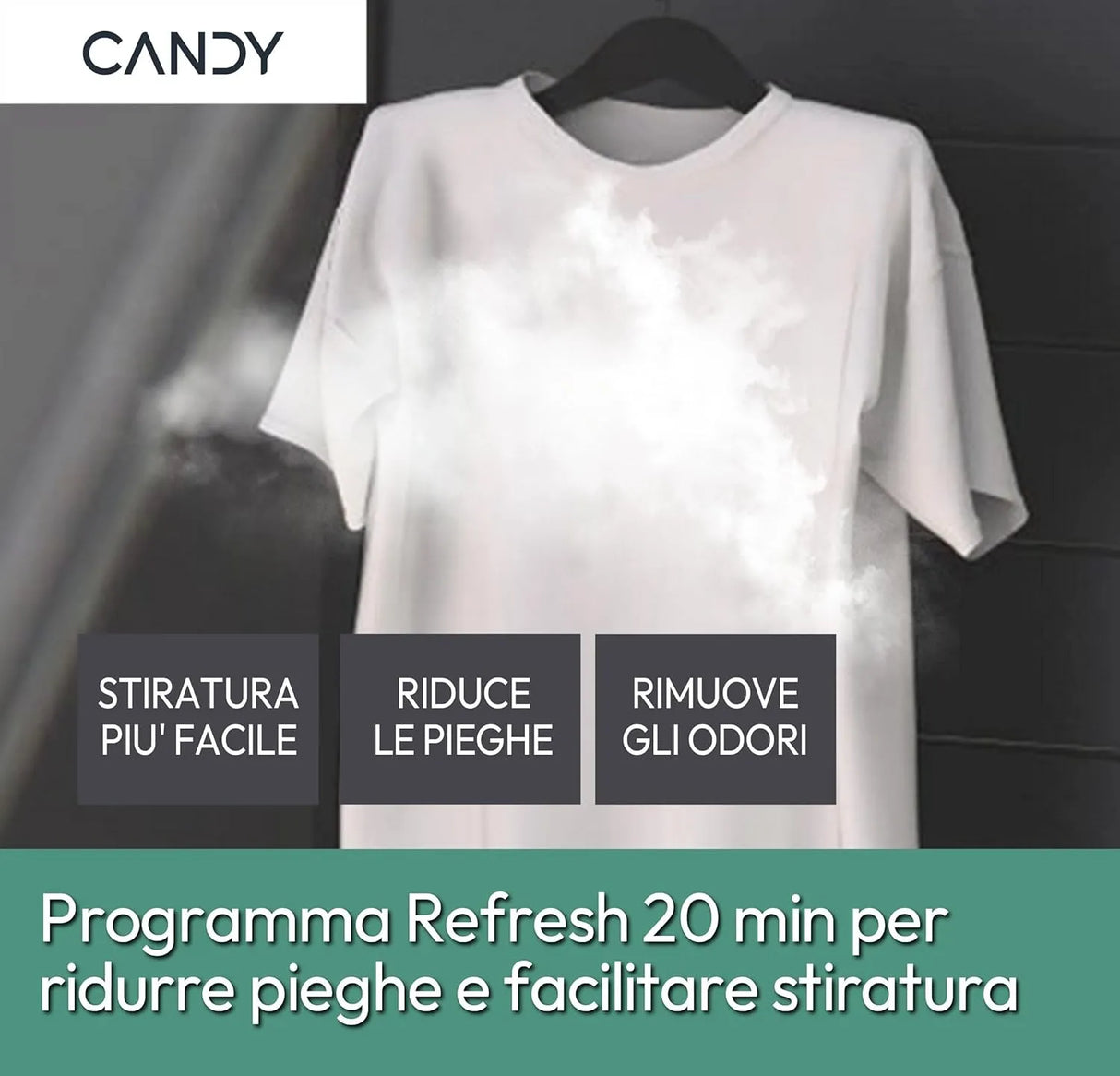 Asciugatrice CANDY RO EH8N3TE-S 8 Kg Classe C Pompa di Calore WiFi Bianca