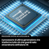 TV Samsung UE43U7000FUXZT Display LED Ultra HD 43" Smart TV Sistema Tizen Processore Crystal