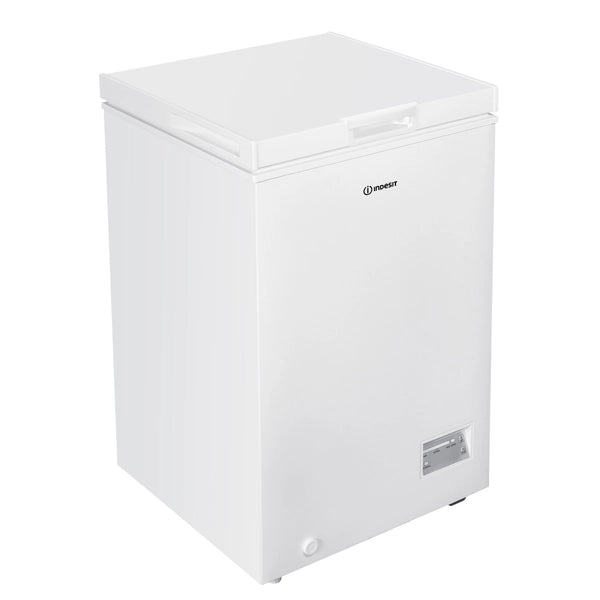Congelatore orizzontale Indesit INCF 984 E a libera installazione, statico , 55 cm, classe E, bianco, 40 db, h 85cm