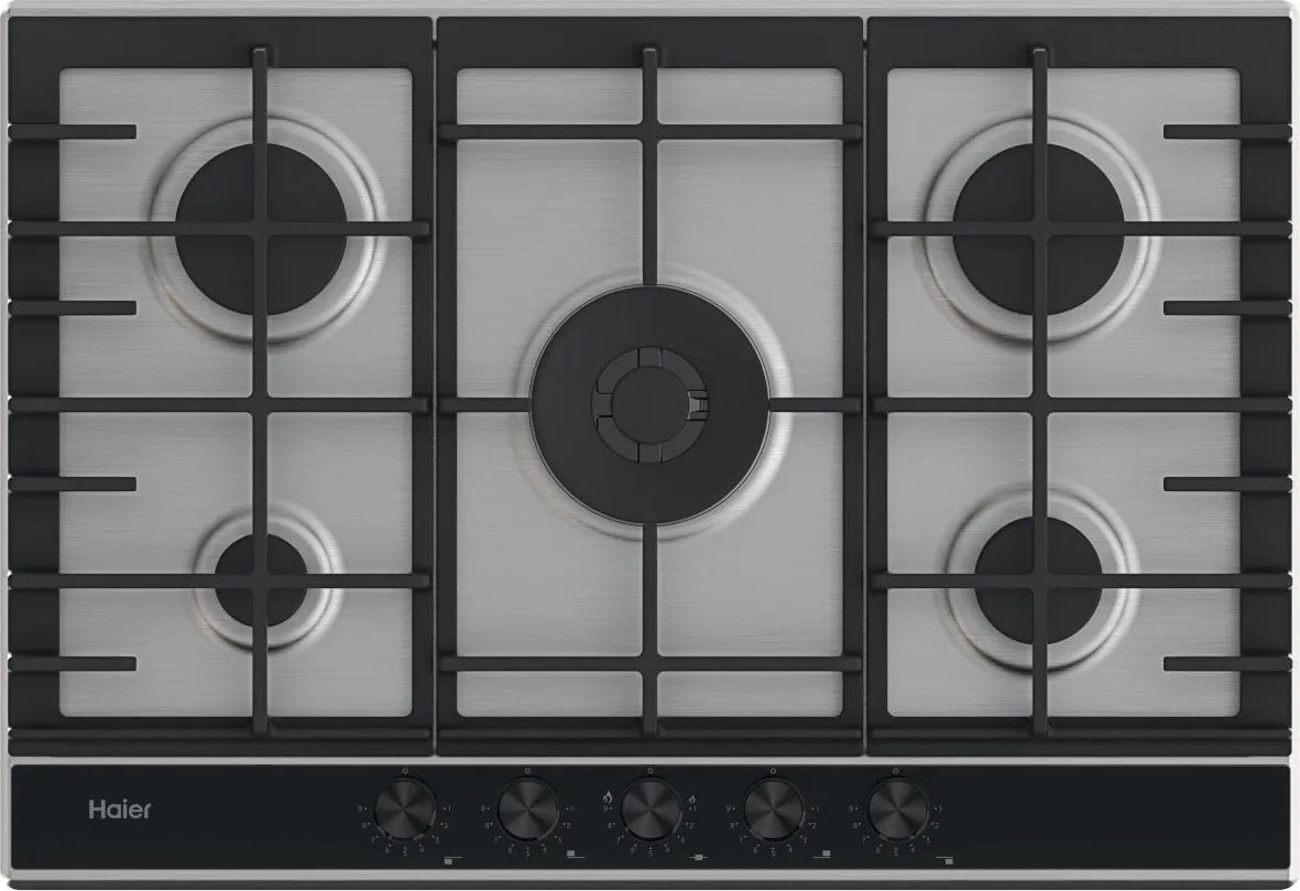 Piano cottura Haier HAHG7W5XH 5 zone Gas Acciaio inox 74,5 cm