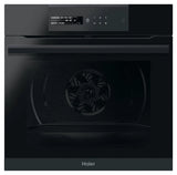 Forno Elettrico da Incasso Haier HWO60SM6B9BH 70 L Ventilato Multifunzione con Grill Pirolitico 60 cm Classe A+ Nero - I-Message Series 6