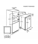 Congelatore Electrolux LUB3AE88S Da incasso Classe E 99L Bianco