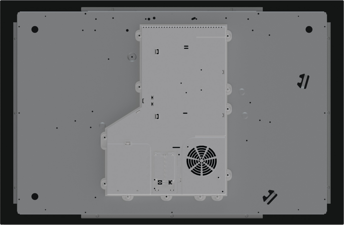 Piano cottura Hisense HI8421BSC Hi4 a induzione 80 cm – 4 zone, Connect Zone, Touch Control, Ebollizione rapida