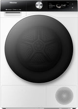 Asciugatrice Hisense 7S DH7S107BW Libera Installazione Pompa di Calore 10 Kg Classe C
