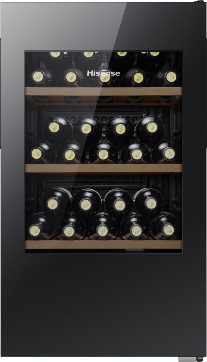 Cantinetta Vino Libera Installazione Hisense RW12D4NWG0 93 L Nero Classe G
