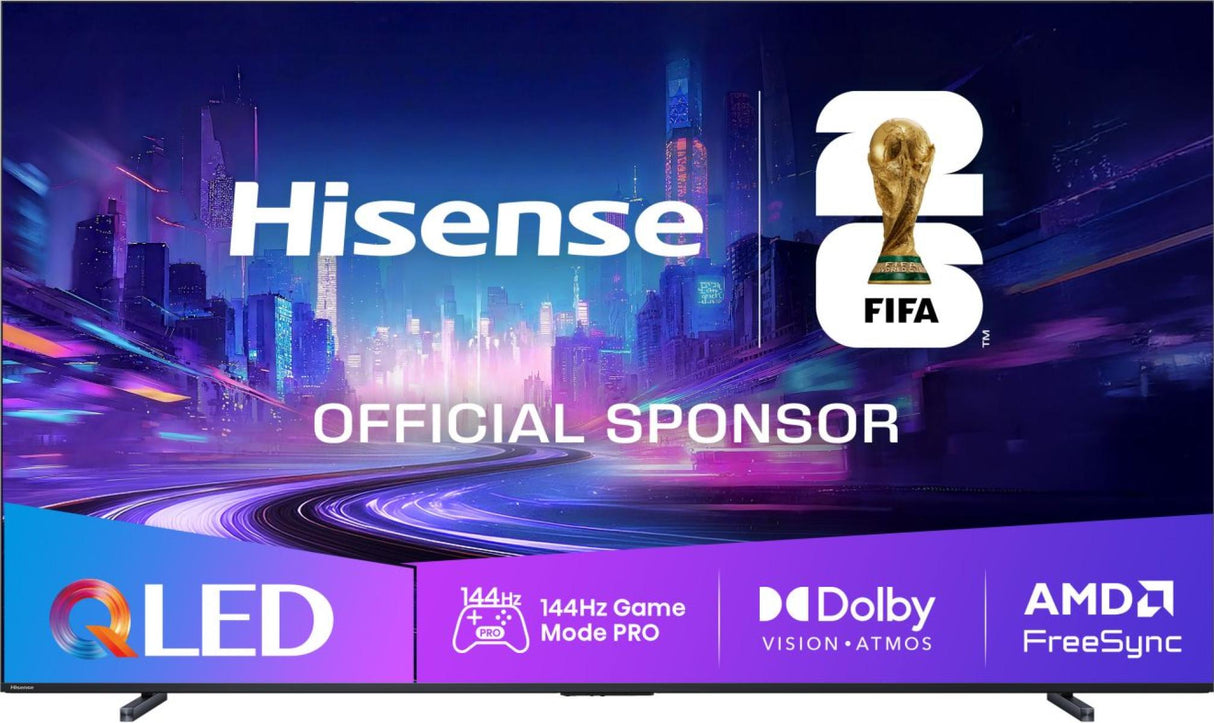 TV Hi-QLED Hisense 100E7Q PRO 100" 4K 144Hz Smart TV VIDAA Classe G/E