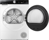 Asciugatrice Hisense 7S DH7S107BW Libera Installazione Pompa di Calore 10 Kg Classe C