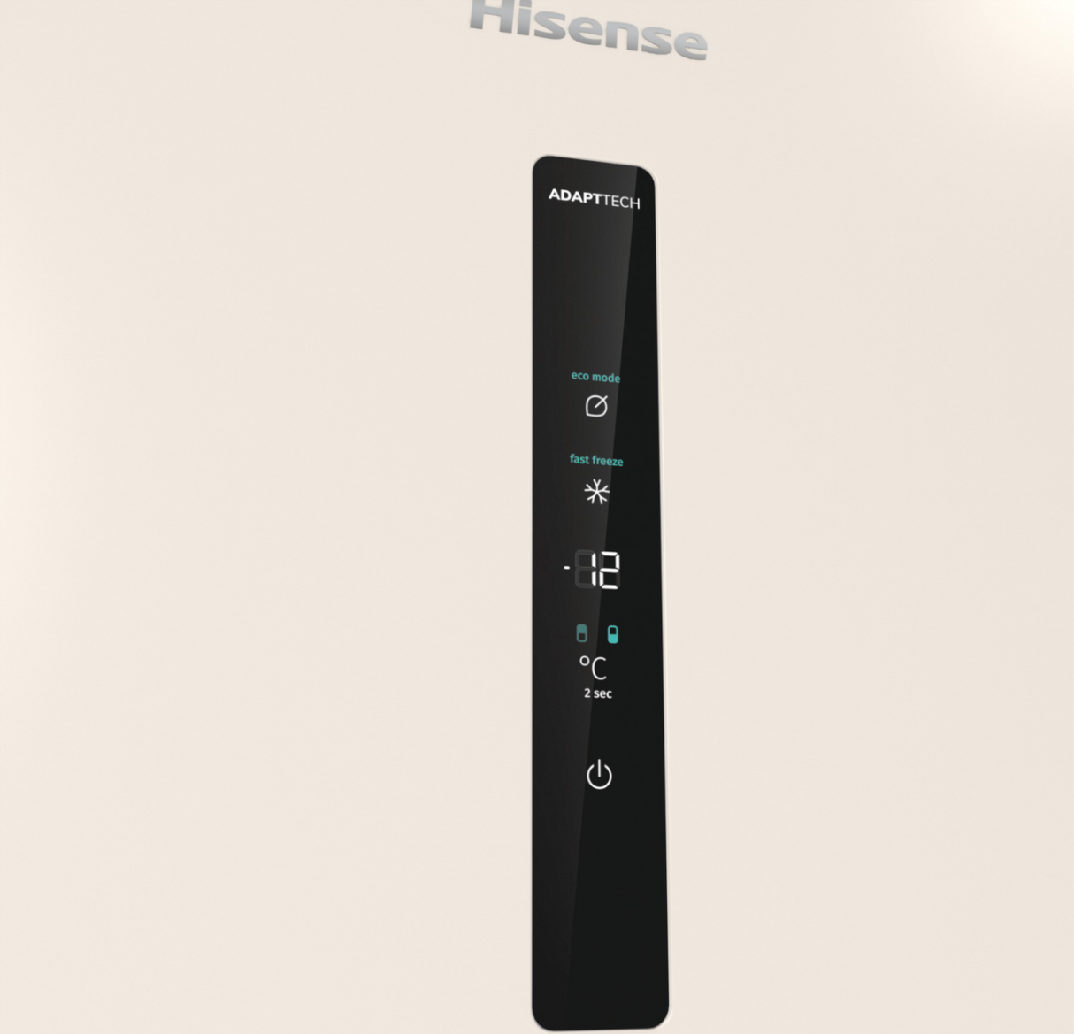 Frigorifero combinato Hisense RB434N4CRE Total No Frost Classe E 331 L Finitura Beige