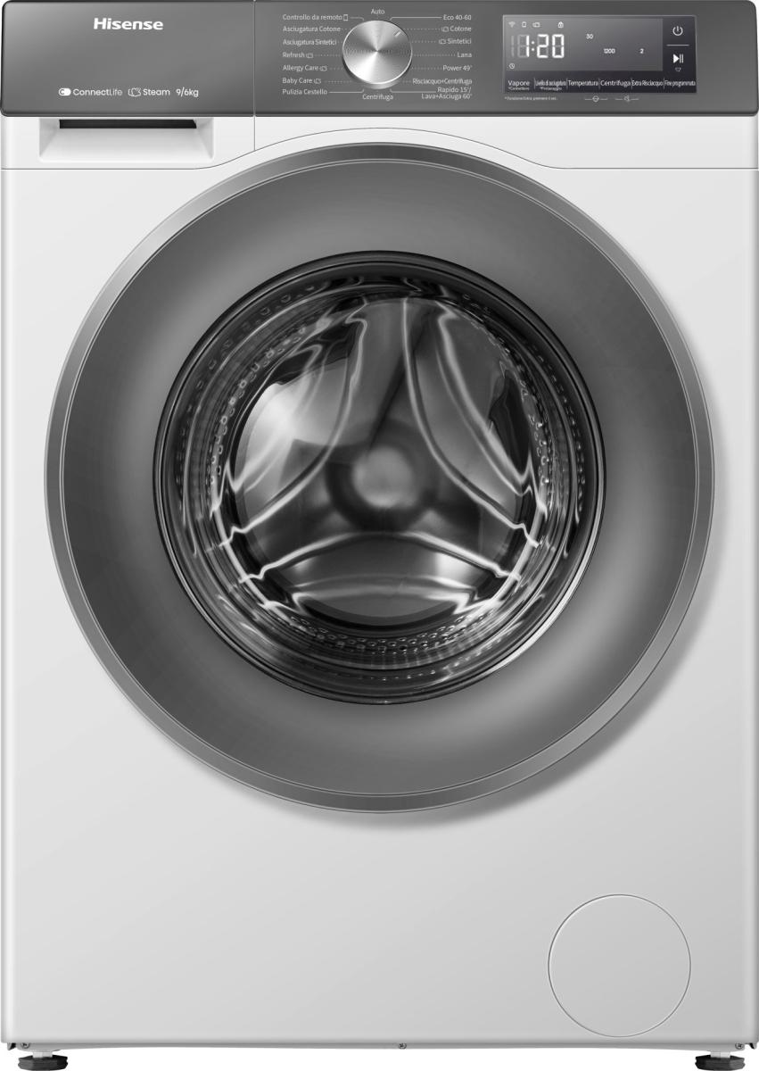 Lavasciuga Hisense WD3S9043BW7 9/6 Kg 1400 RPM Classe A-30%/D Wi-Fi