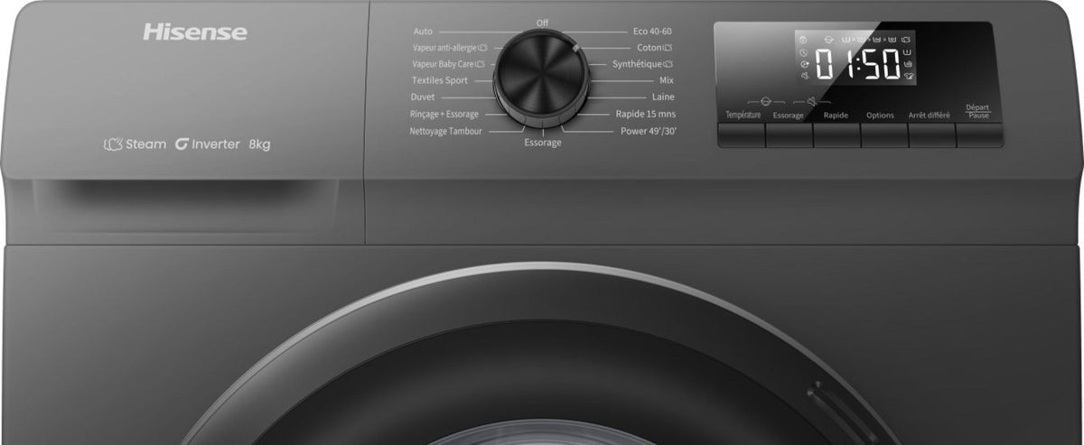 Lavatrice Hisense WF1Q8041BT 8 kg 1400 rpm Libera installazione Classe A