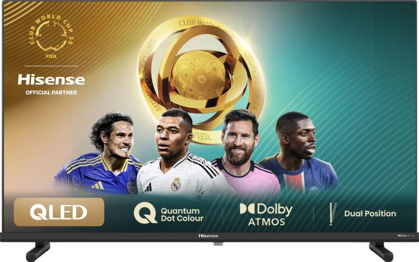 TV Hisense 32A59NQ 32" QLED FHD AI Smart Dolby Atmos Colori Quantum Dot
