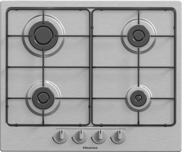 Piano Cottura A Gas Hisense GM642XF 60Cm 4 Fuochi Inox
