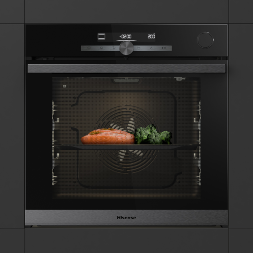Forno Hisense Hi4 O643PG multifunzione 60x60 cm – Classe A+, Vapore, Pyrolytic, Icon Touch