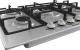 Piano Cottura A Gas Hisense GM773XF 5 Fuochi 70 Cm Inox