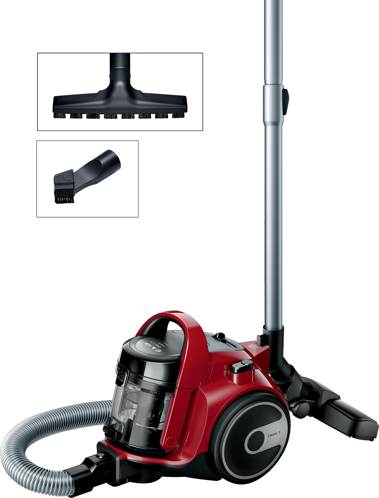 Aspirapolvere Bosch BGC05AAA2 a Traino Senza Sacco 700W Colore Rosso