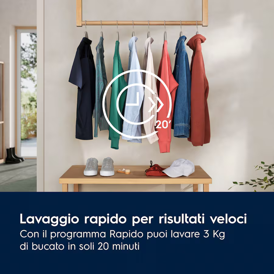 Lavatrice Electrolux EW6FCH210G Classe A 10 kg 1400 giri serie 600 SensiCare