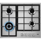 Piano Cottura a Gas Electrolux HGB64400SM 60 cm 4 Fuochi Inox Slim Line