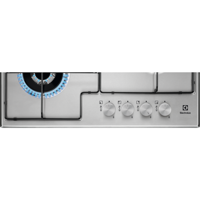 Piano cottura a gas Electrolux EGS6434X 4 fuochi 60cm Inox