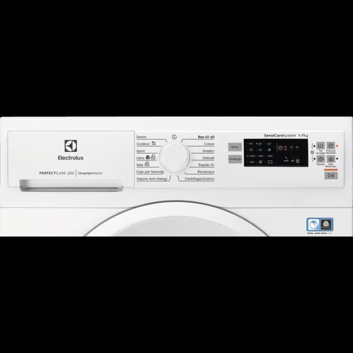 Lavatrice Electrolux EW6S507W Carica Frontale Slim 7kg Classe B 1000 GirI Profondità 45 cm SensiCare
