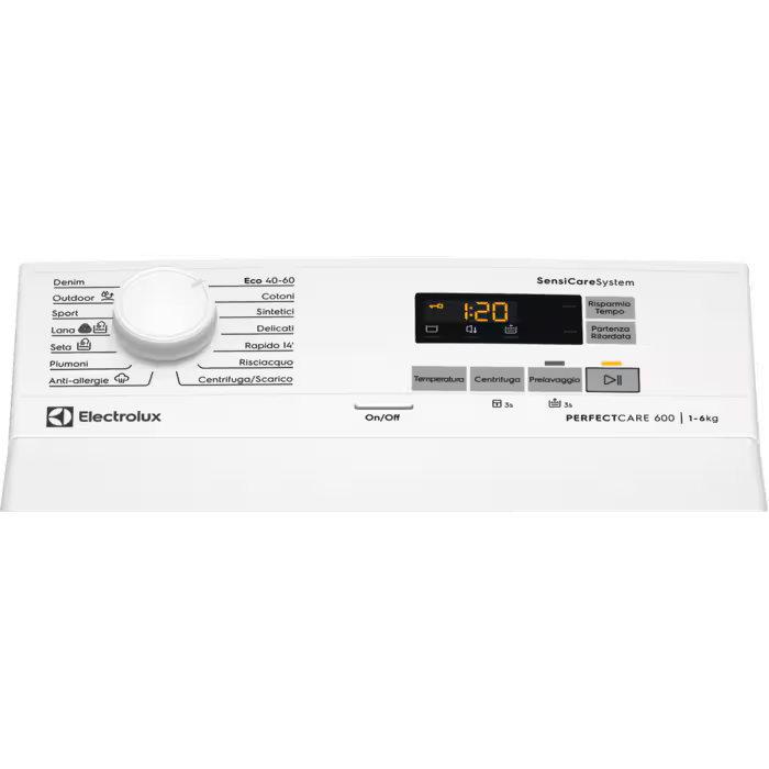 Lavatrice Electrolux EW6T526C Carica dall'alto Classe C 6Kg 1200 giri Sensicare