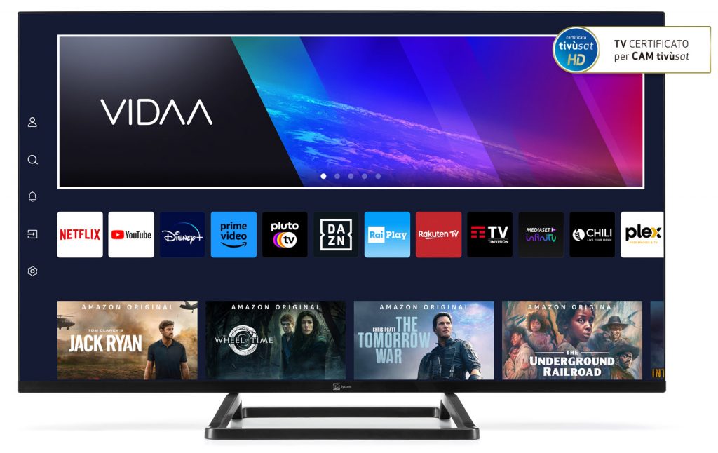 TV Telesystem SONIC43QLEDSMV14 QLED 43" Ultra HD Smart TV Vidaa