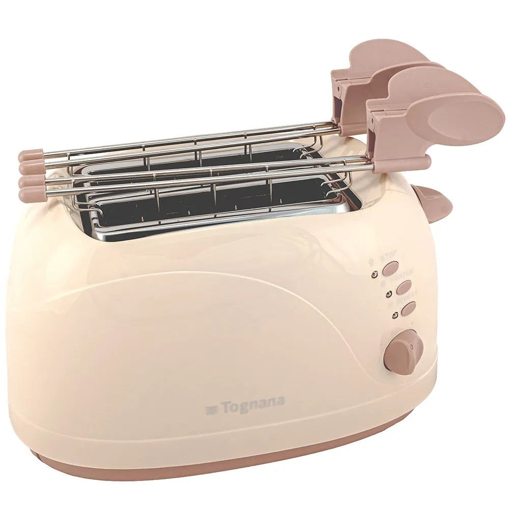 Tostapane Tognana D2DTN03IRCHA Pinze 750W Color Champagne