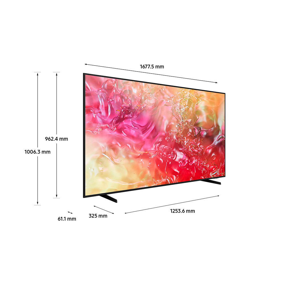 TV Samsung UE75DU7170UXZT Crystal 4K UHD 75" Smart TV Wi-Fi OTS Lite