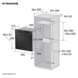 Forno Da Incasso Samsung NV7B4040VBB Multifunzione Classe A+ Black Inox 76 Litri Wi-Fi Funzione Vapore