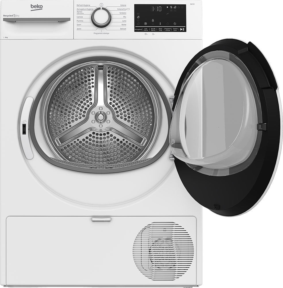 Asciugatrice Beko BMT481WI_IT Capacità 8KG Classe C Motore Inverter