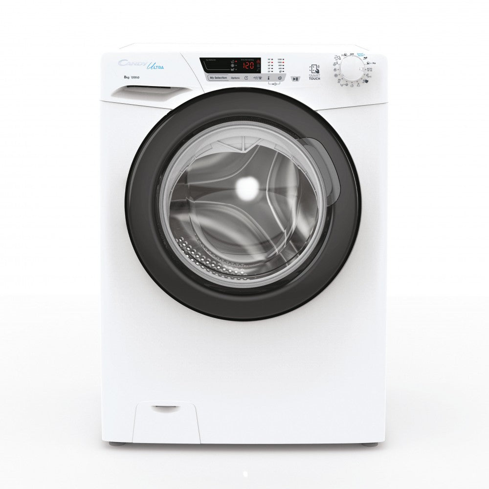 Lavatrice Candy Ultra HCU1282DWB4/1-S 8 Kg 1200 RPM Inverter Bianco Classe B