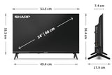 Hotel TV Sharp 24HA1205E  24" LED HD Ready Dolby Digital