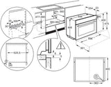 Forno incasso Electrolux KBZE10X  90cm Ventilato Multifunzione SurroundCook® Serie 900