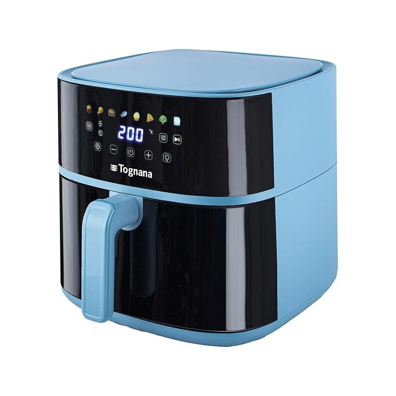 Friggitrice Ad Aria Tognana D2DFA05IRZUA 8 Litri Colore Carta Da Zucchero E Nero 2000W