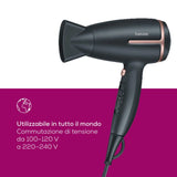 Asciugacapelli da Viaggio Beurer HC25 1600W Motore DC