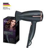 Asciugacapelli da Viaggio Beurer HC25 1600W Motore DC